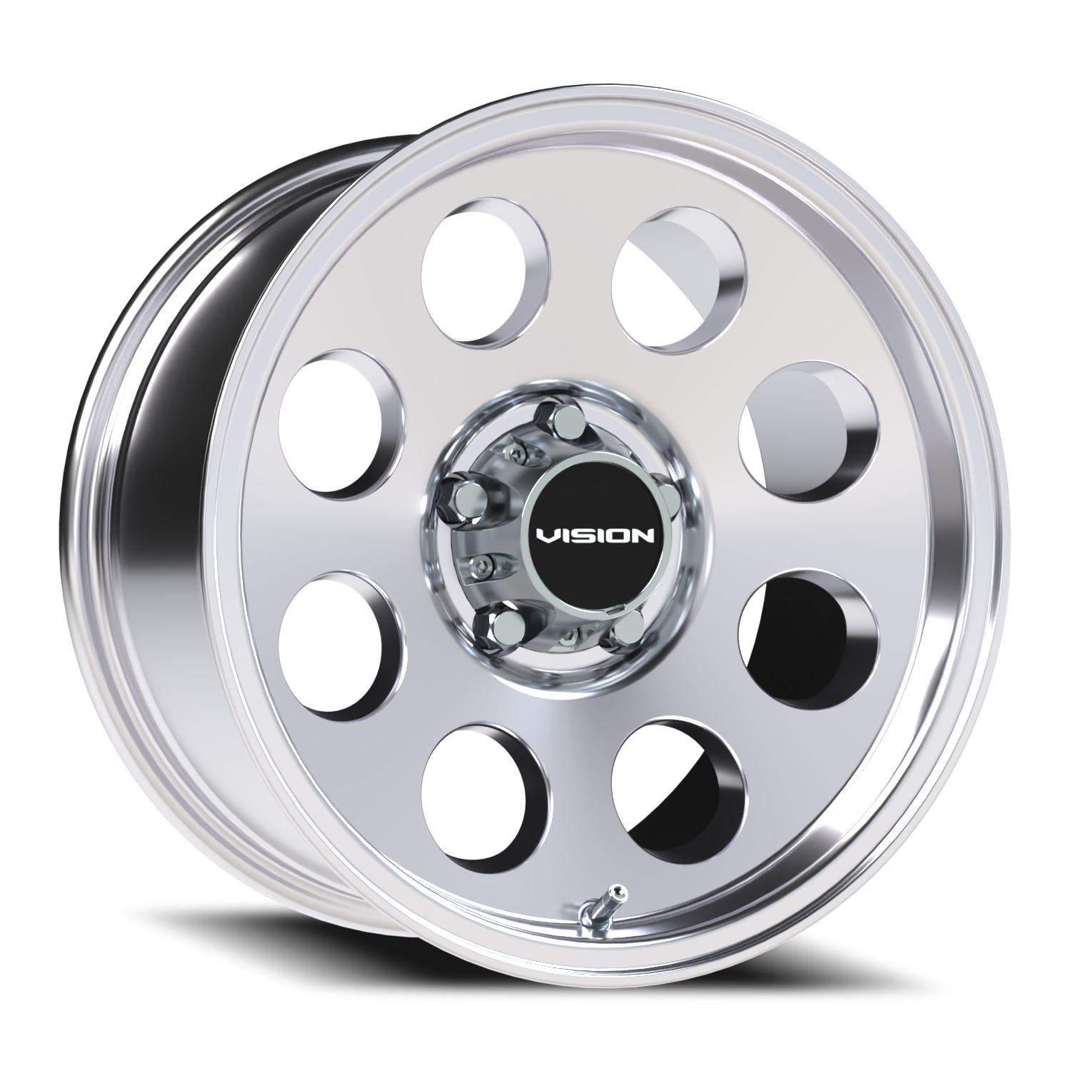 Vision Midway 16X8 Polished Wheel