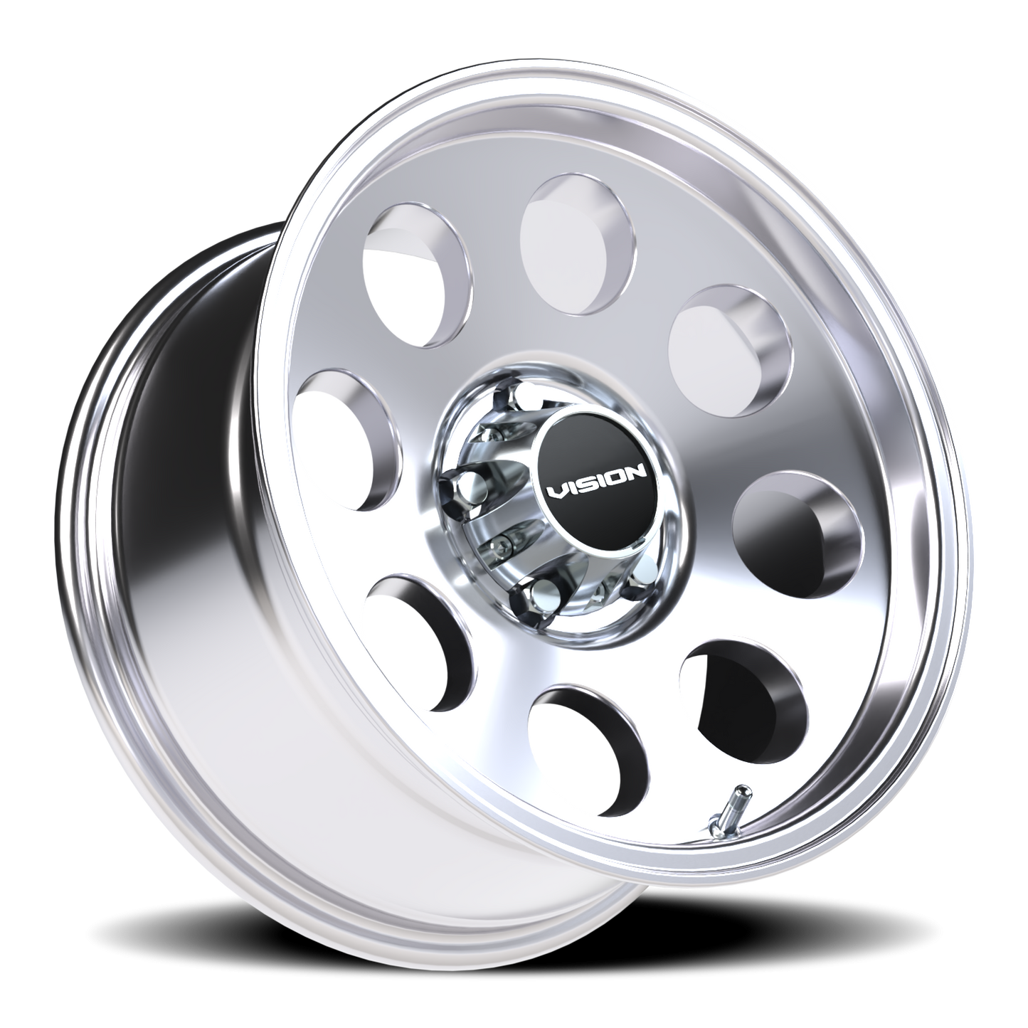 Vision Midway 16X8 Polished Wheel