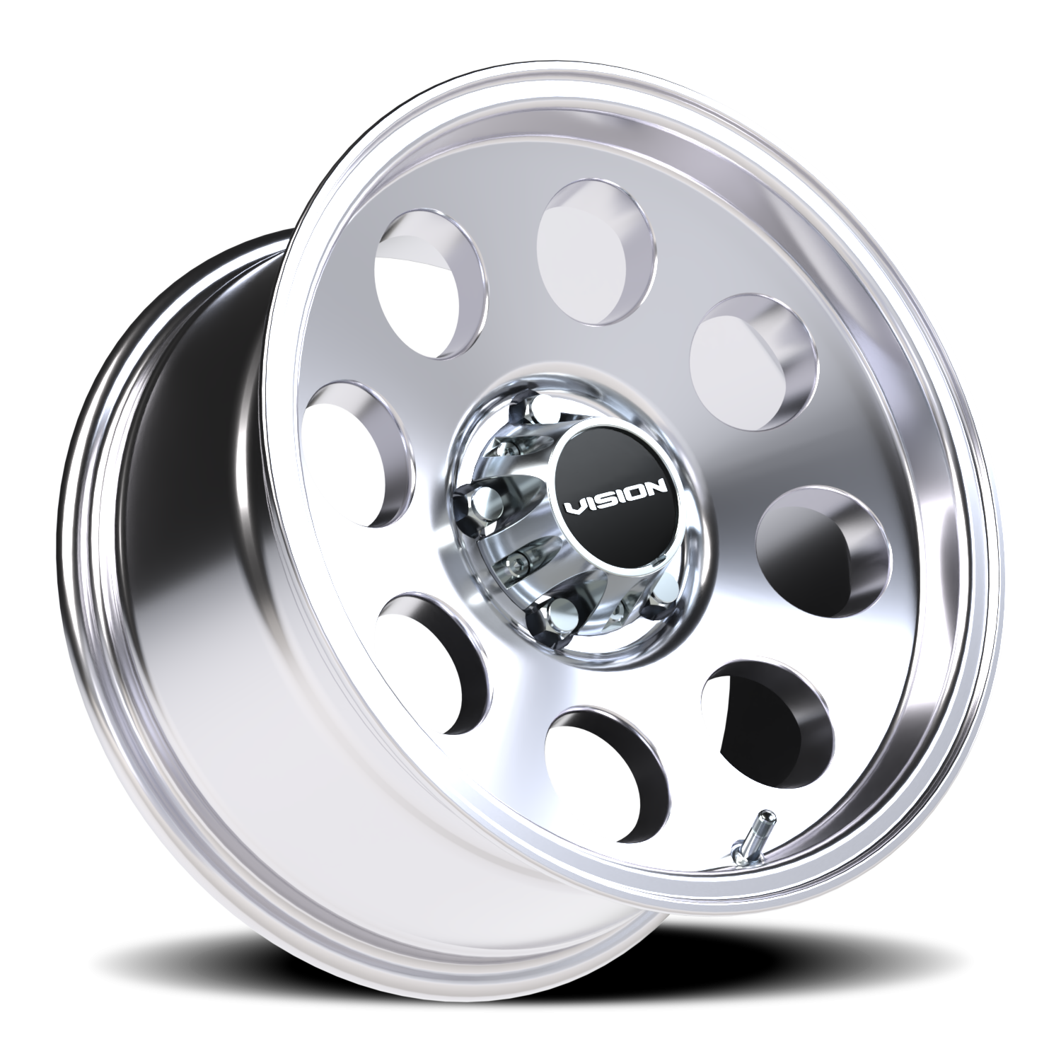 Vision Midway 16X8 Polished Wheel