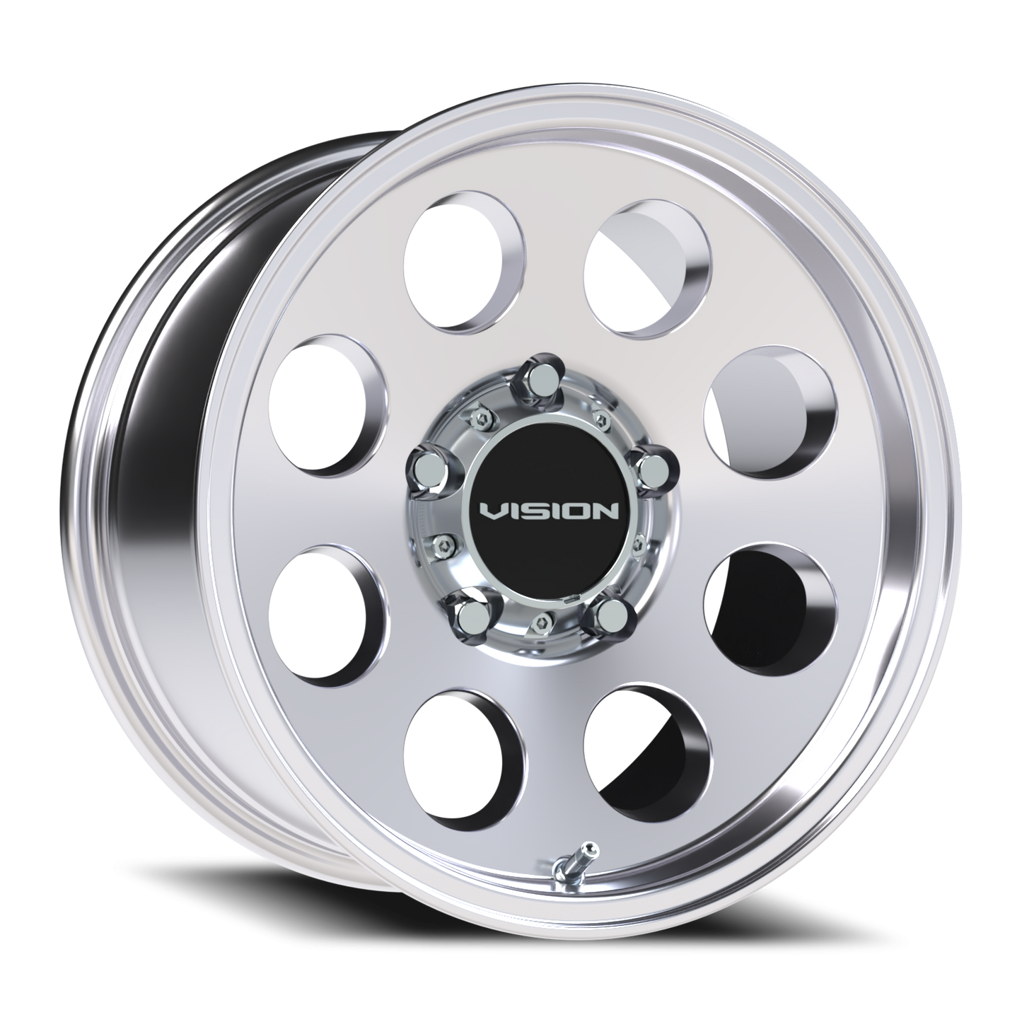 Vision Midway 16X8 Polished Wheel