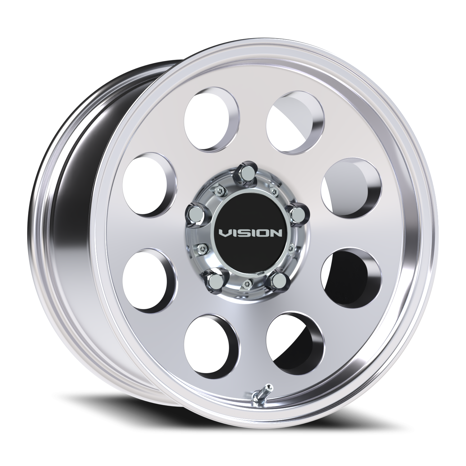 Vision Midway 16X8 Polished Wheel