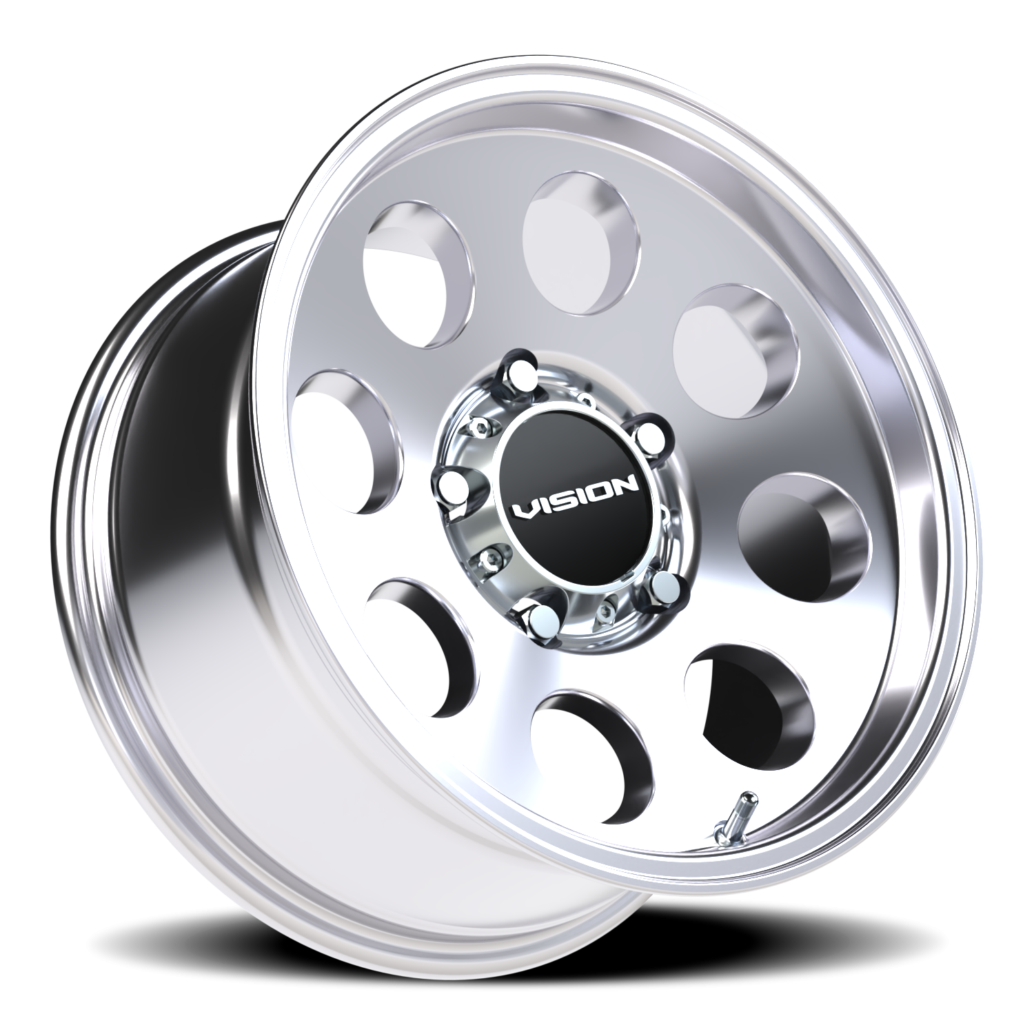 Vision Midway 16X8 Polished Wheel
