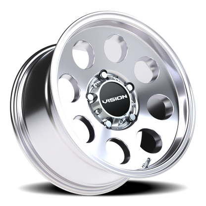 Vision Midway 16X8 Polished Wheel