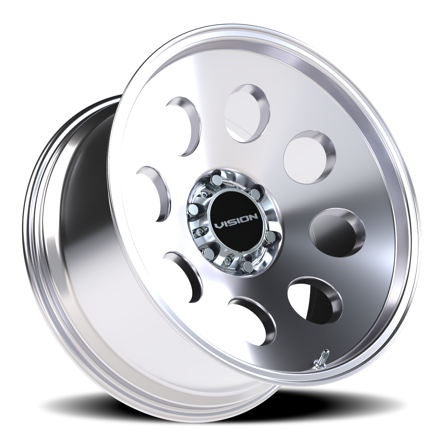 Vision Midway 20X10 Polished Wheel