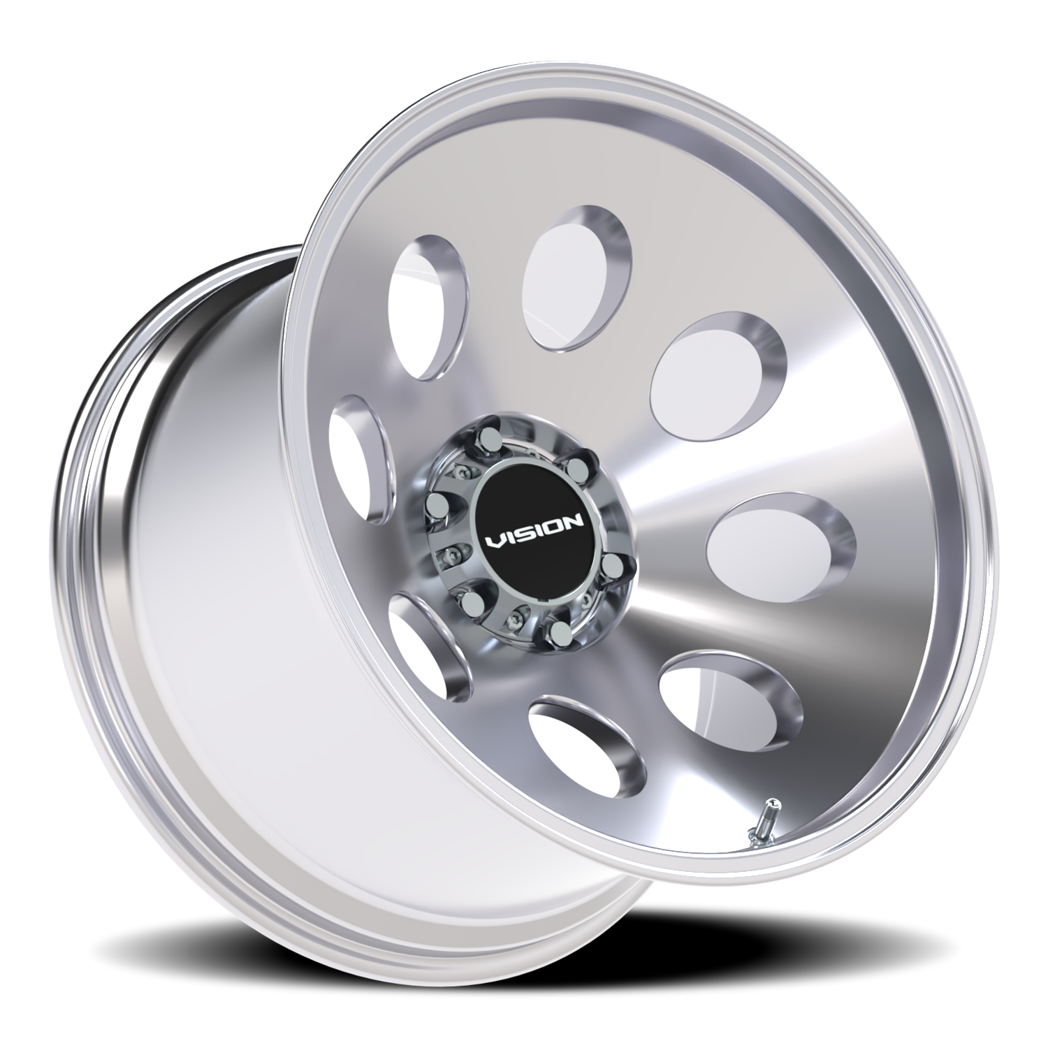 Vision Midway 20X12 Polished Wheel