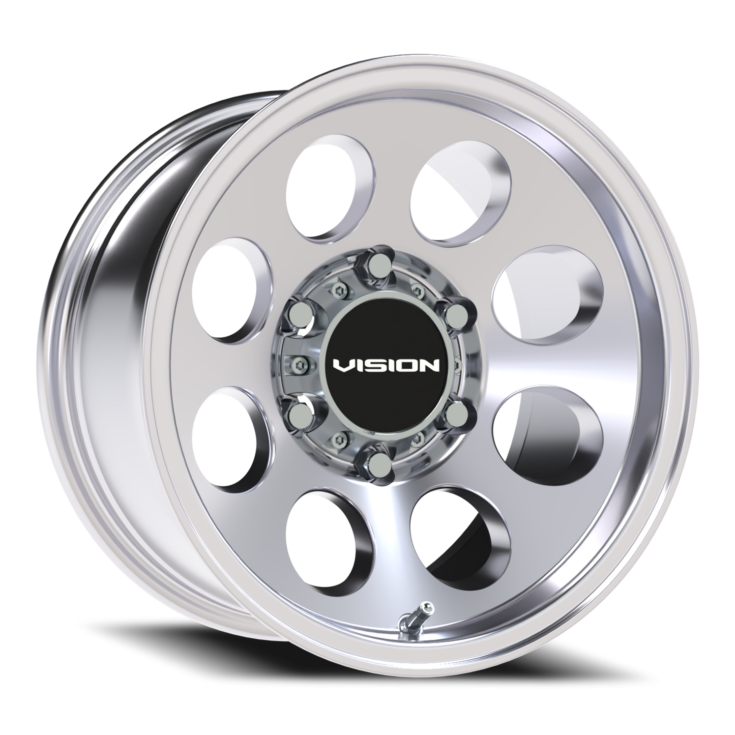Vision Midway 15X8 Polished Wheel
