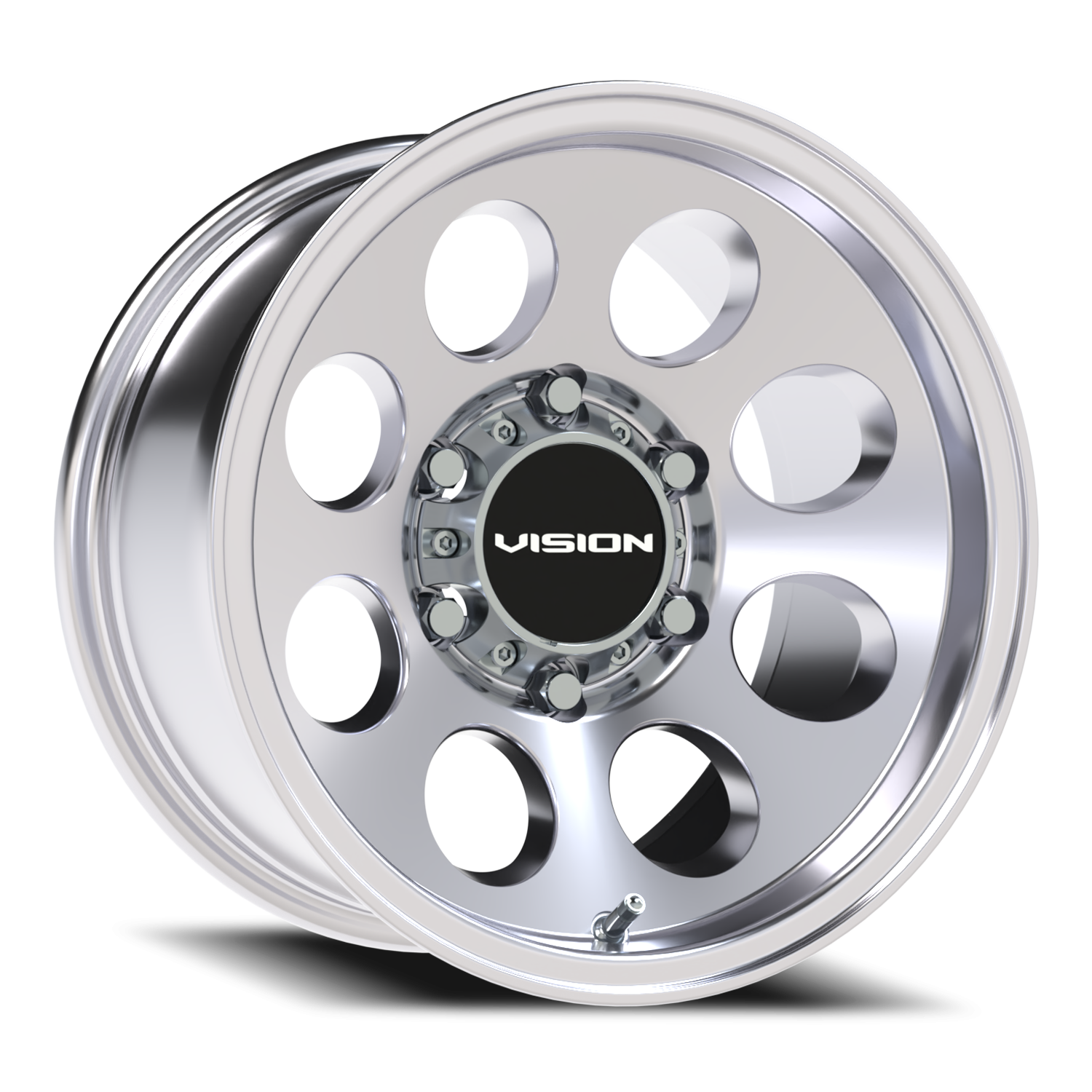 Vision Midway 15X8 Polished Wheel