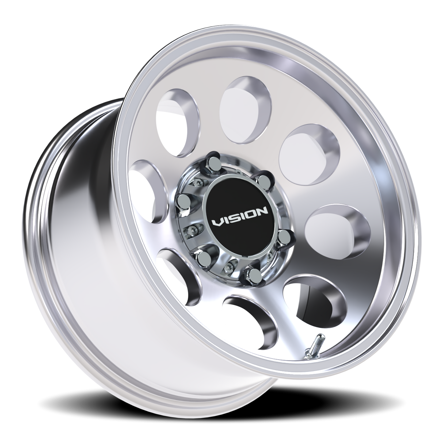 Vision Midway 15X8 Polished Wheel