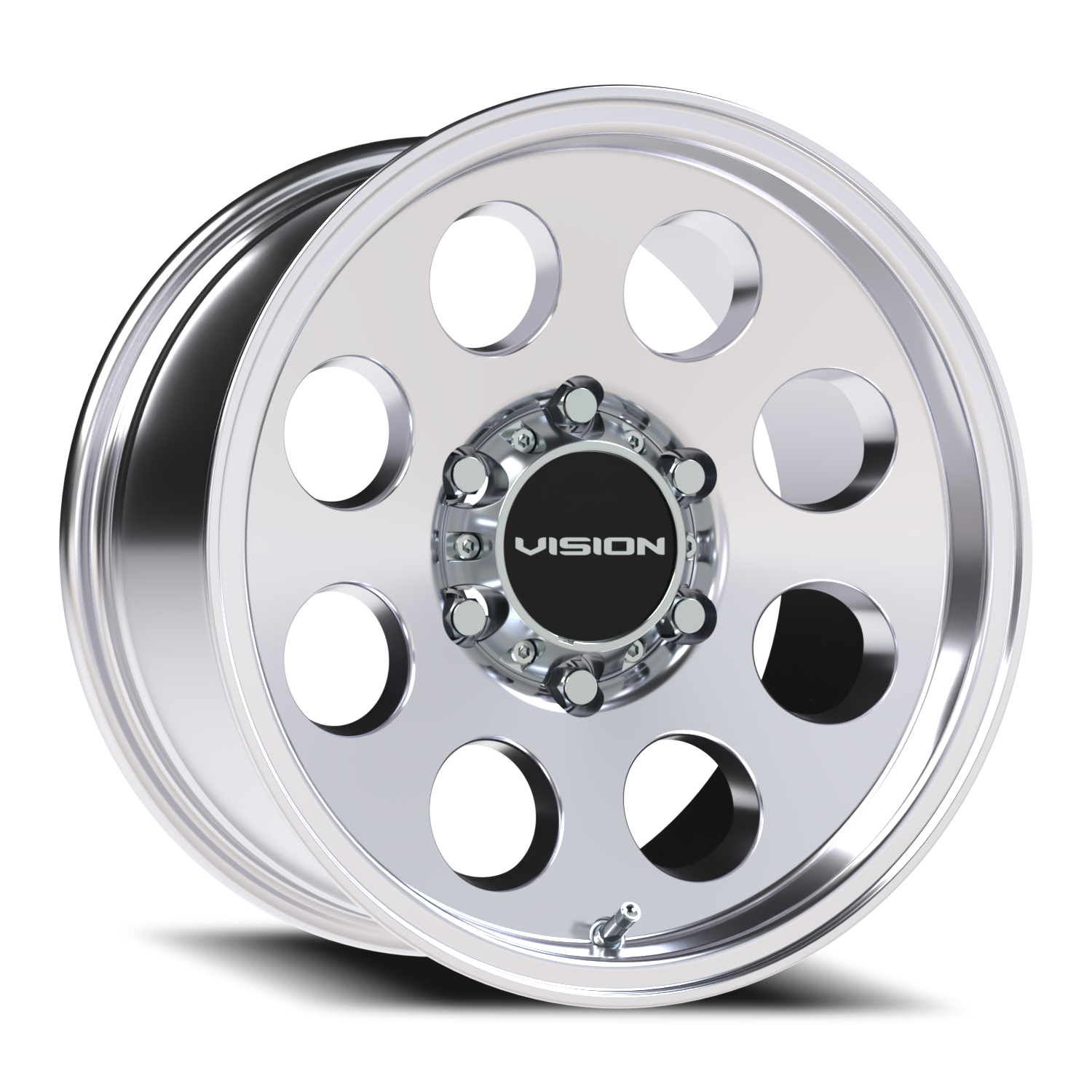 Vision Midway 16X8 Polished Wheel