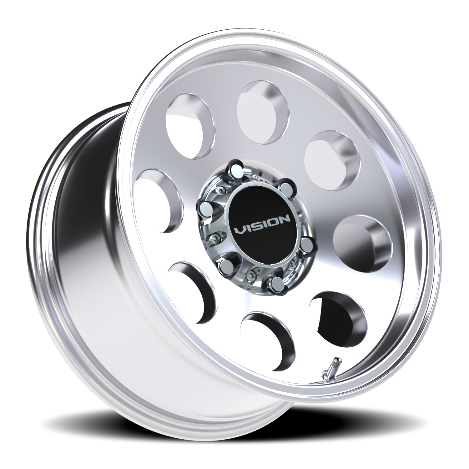 Vision Midway 16X8 Polished Wheel