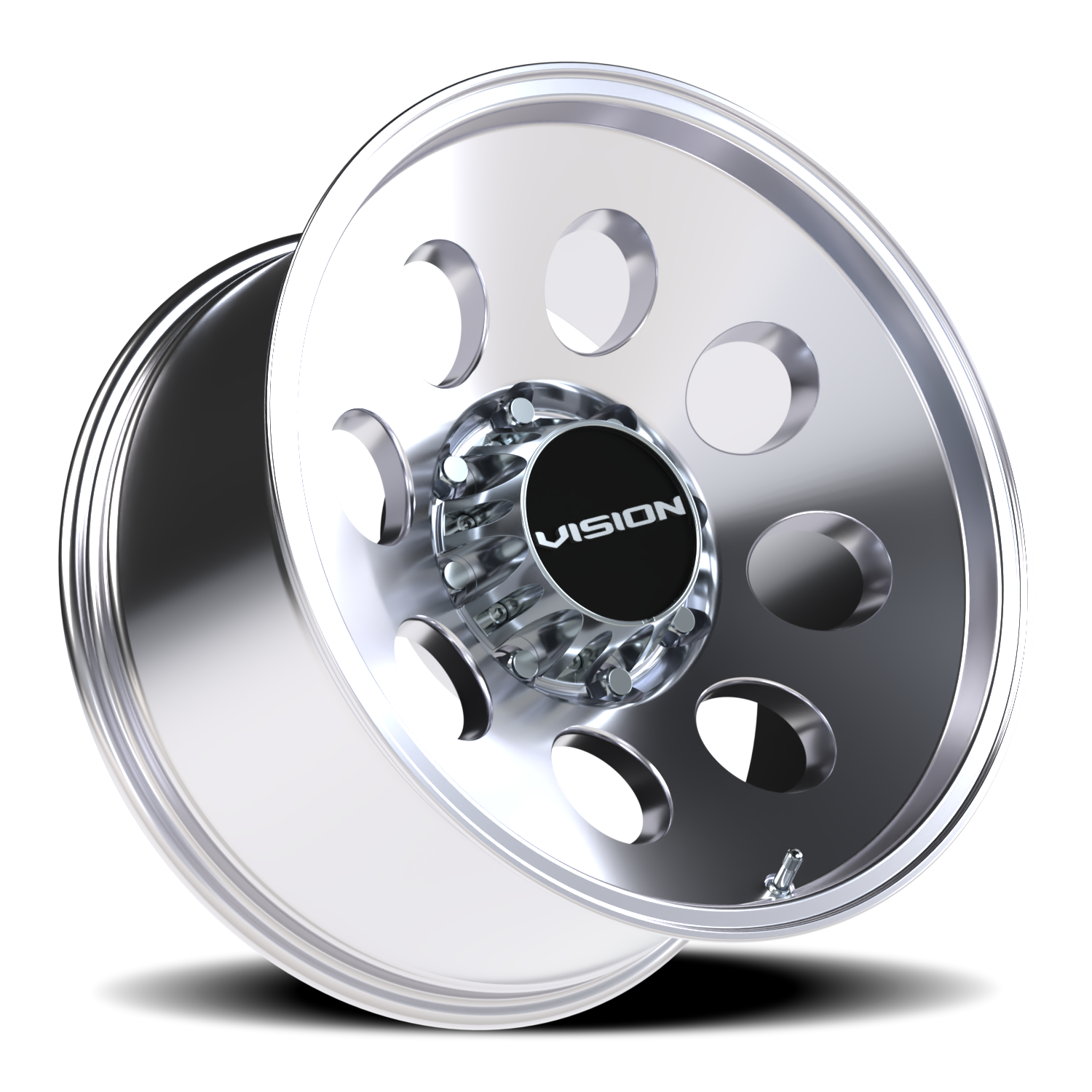 Vision Midway 20X10 Polished Wheel