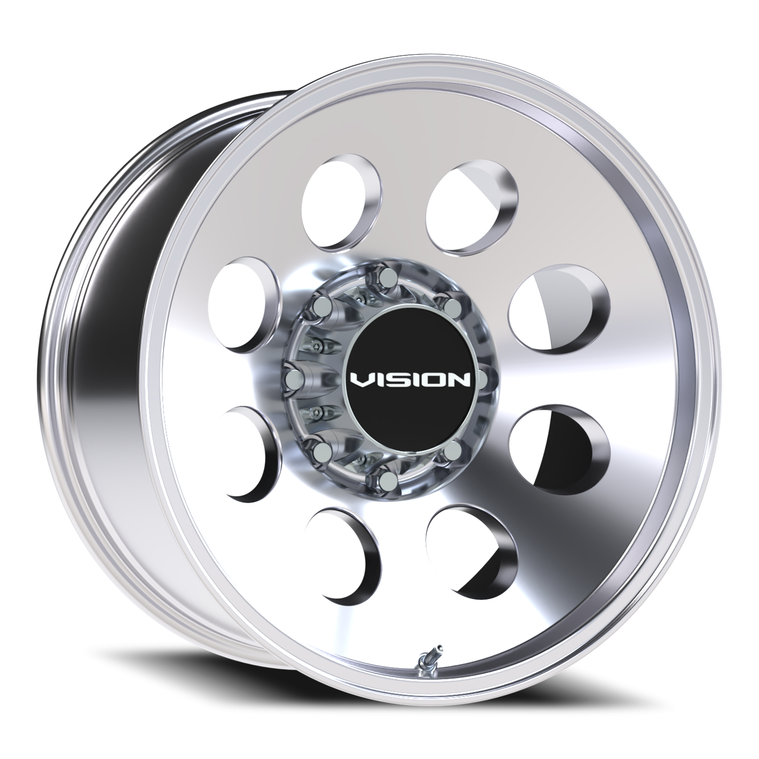Vision Midway 20X10 Polished Wheel