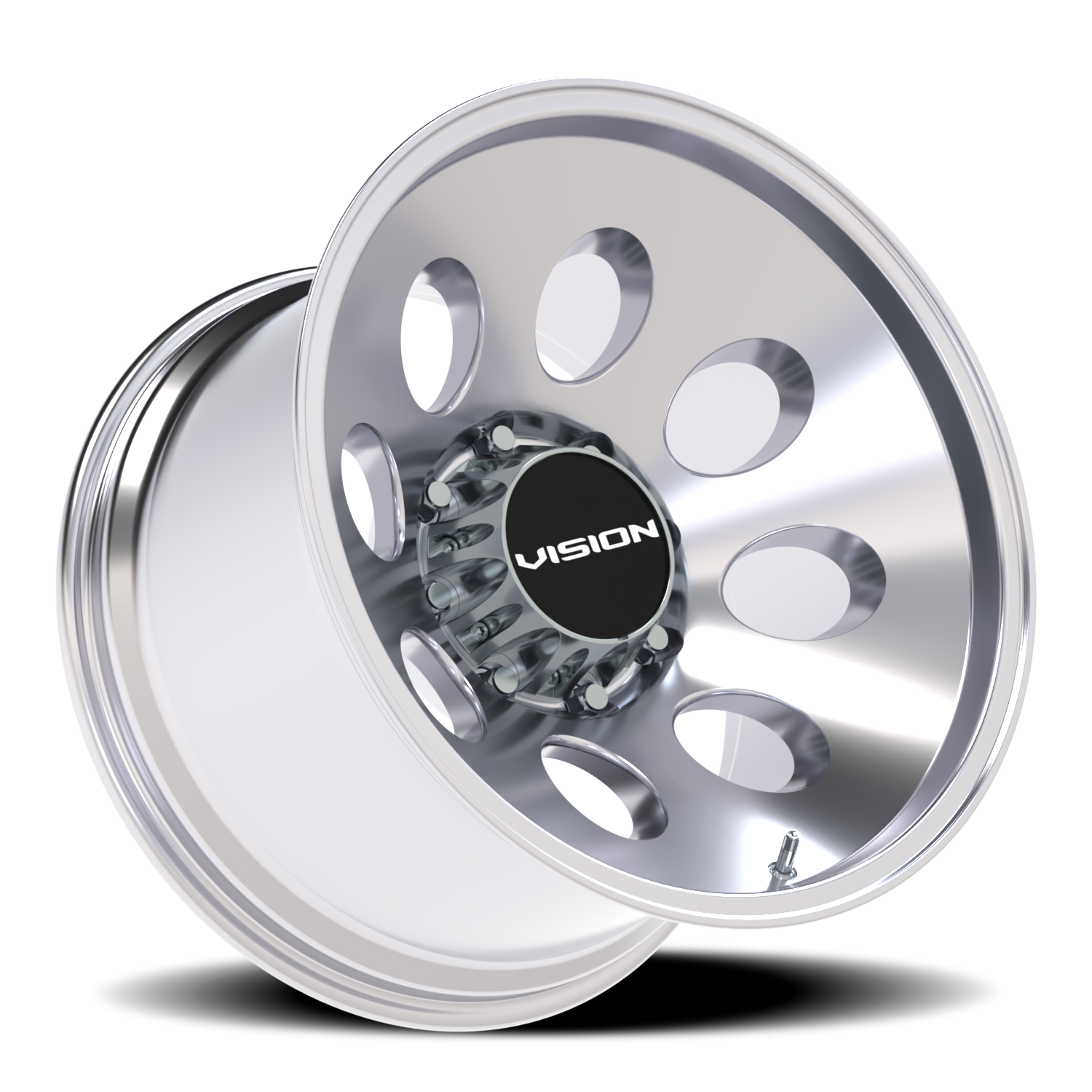 Vision Midway 20X12 Polished Wheel