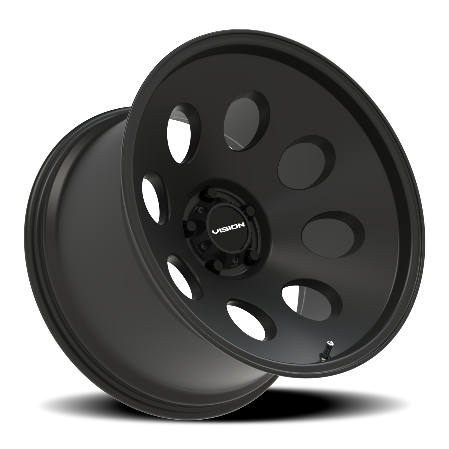 Vision Midway 20X12 Satin Black Wheel