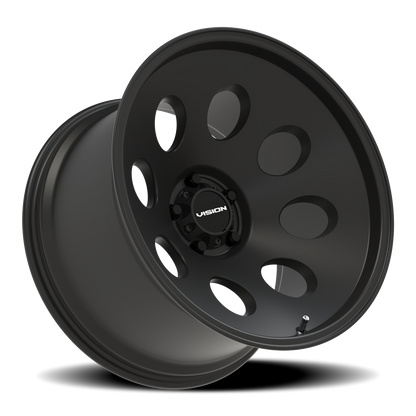 Vision Midway 20X12 Satin Black Wheel