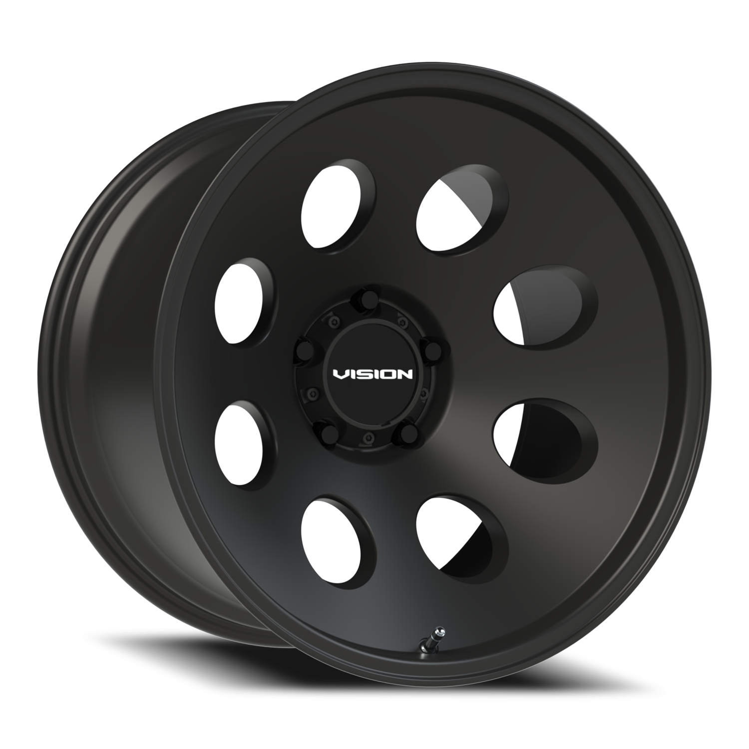 Vision Midway 20X12 Satin Black Wheel