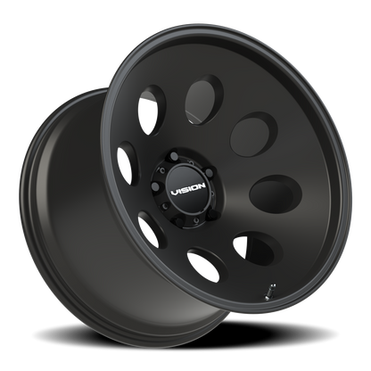 Vision Midway 20X12 Satin Black Wheel