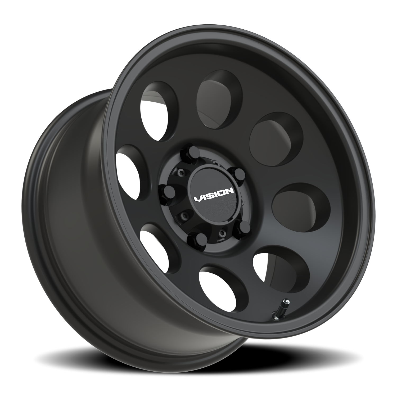 Vision Midway 15X8 Satin Black Wheel