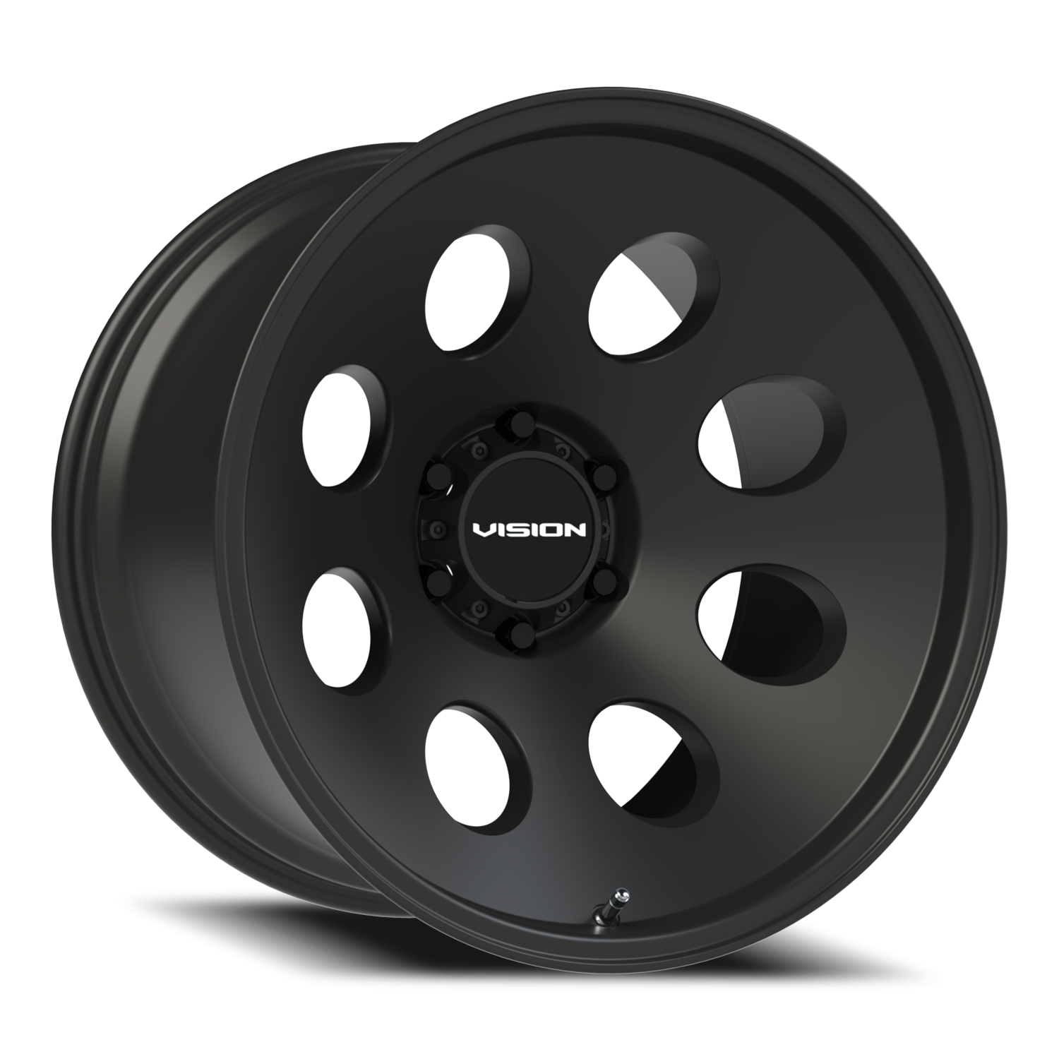Vision Midway 20X12 Satin Black Wheel