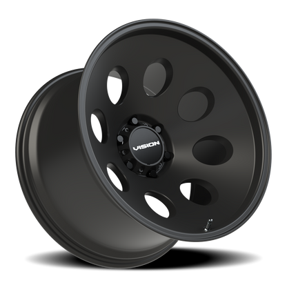 Vision Midway 20X12 Satin Black Wheel