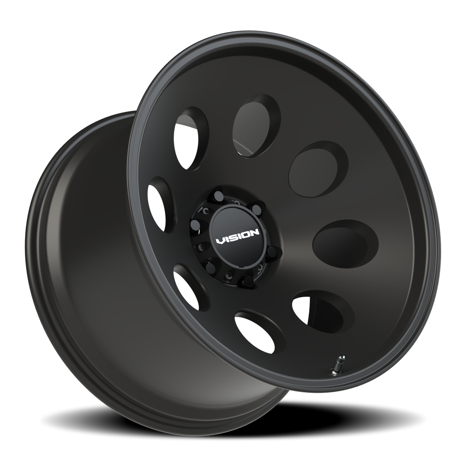 Vision Midway 20X12 Satin Black Wheel
