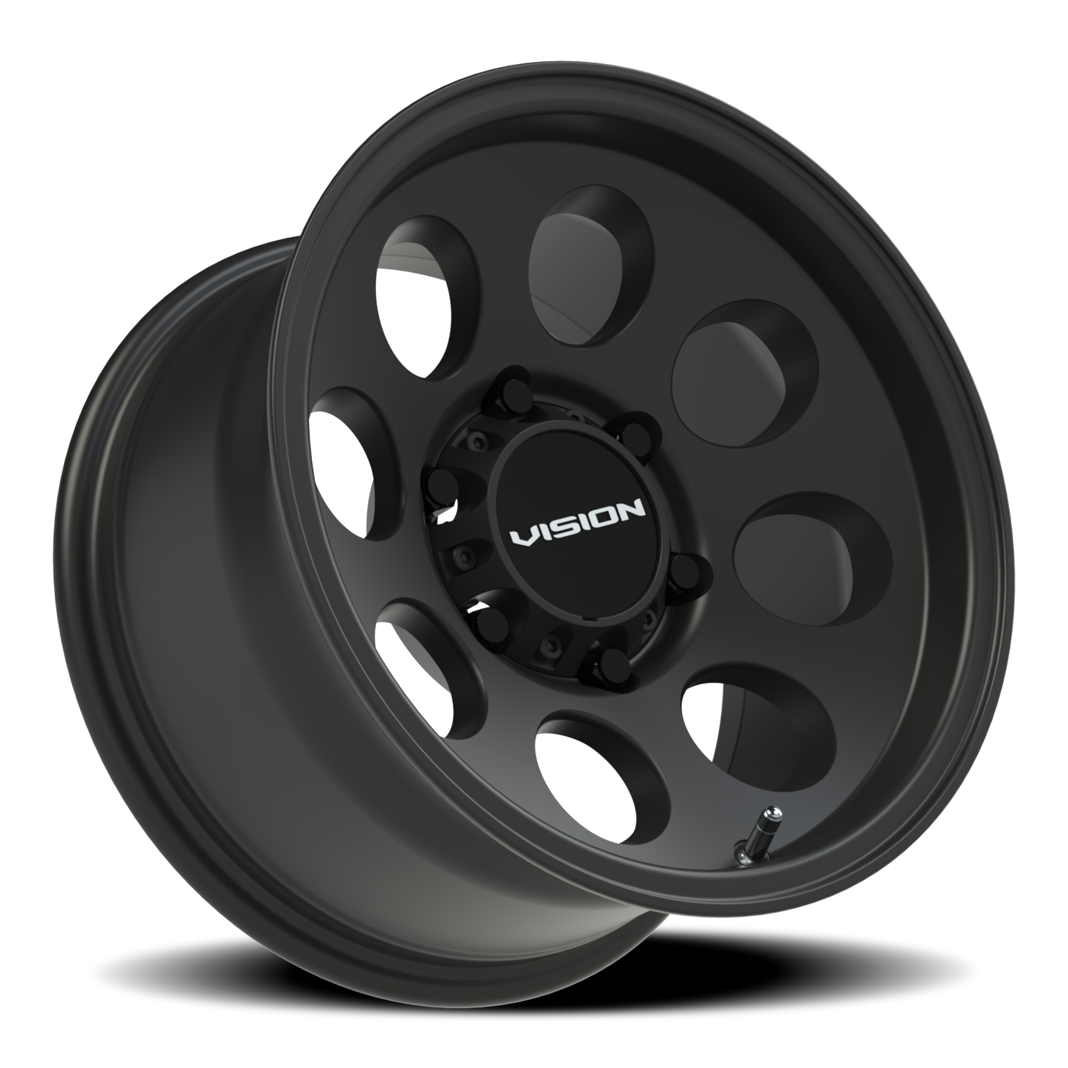 Vision Midway 15X8 Satin Black Wheel