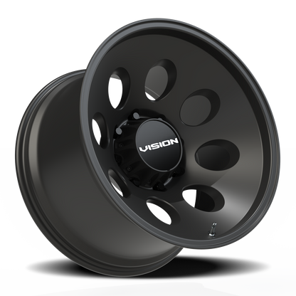 Vision Midway 20X12 Satin Black Wheel