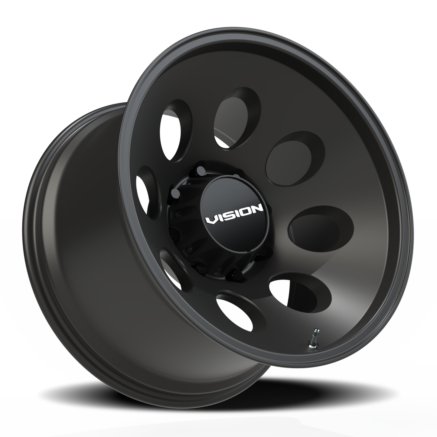 Vision Midway 20X12 Satin Black Wheel