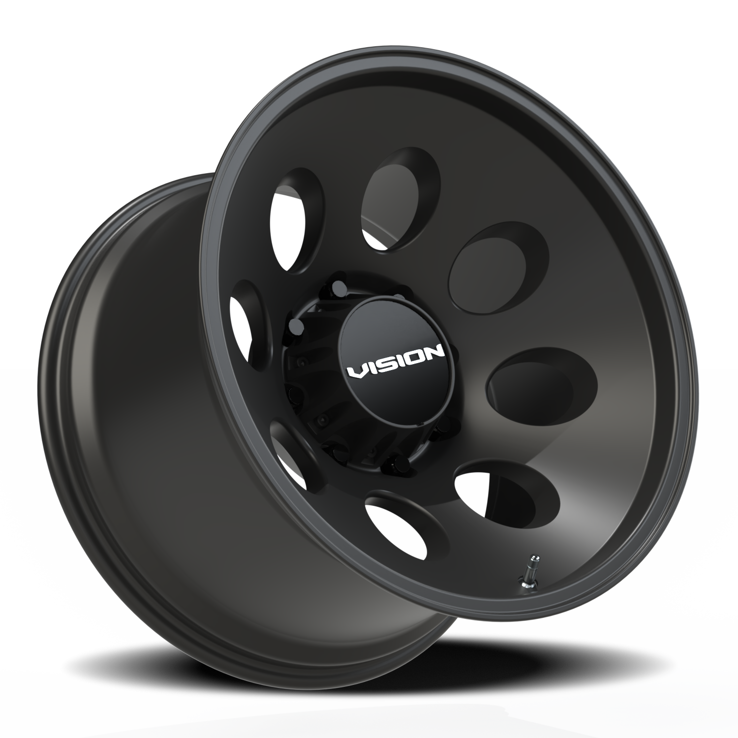 Vision Midway 20X12 Satin Black Wheel