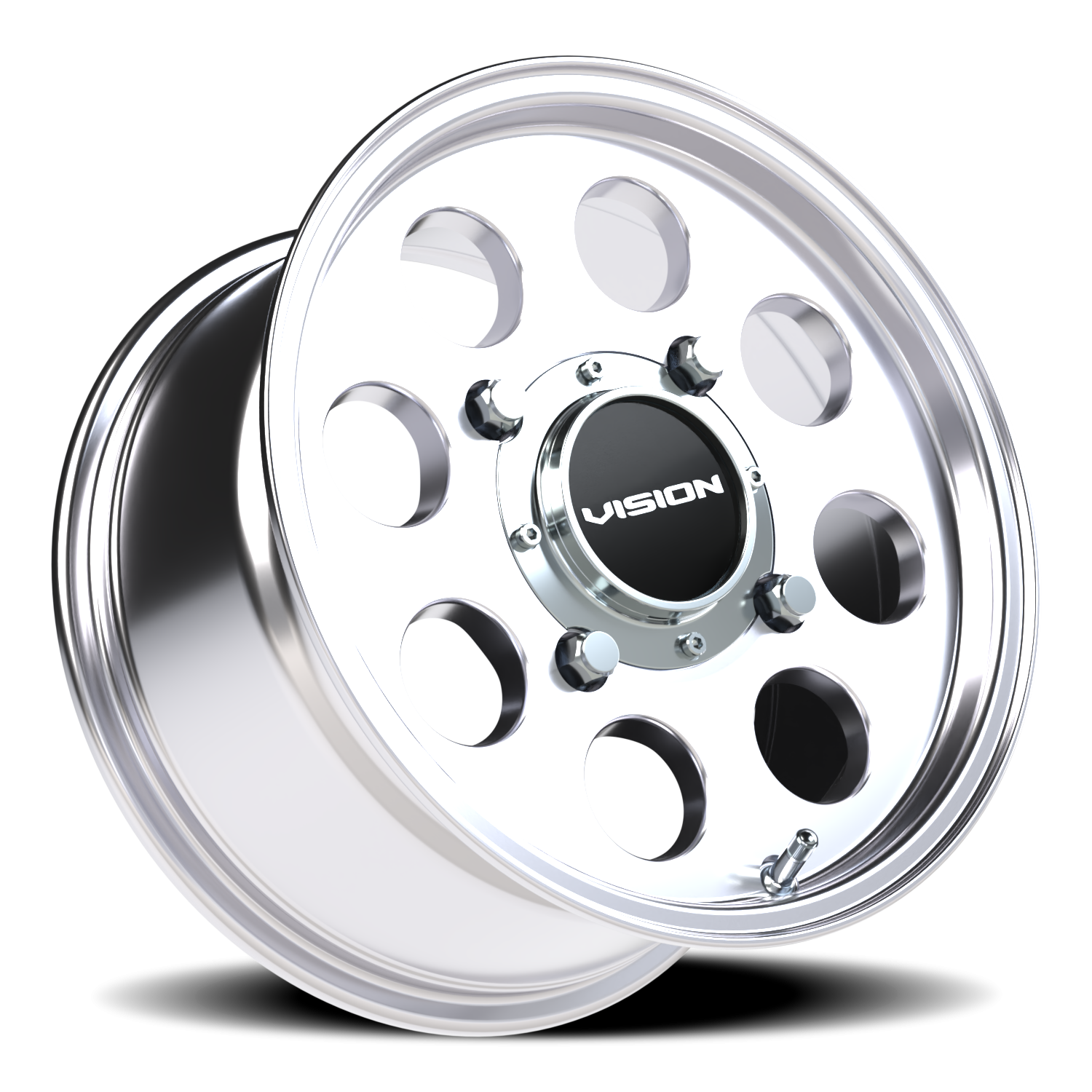 Vision Midway 14X7 Polished Wheel