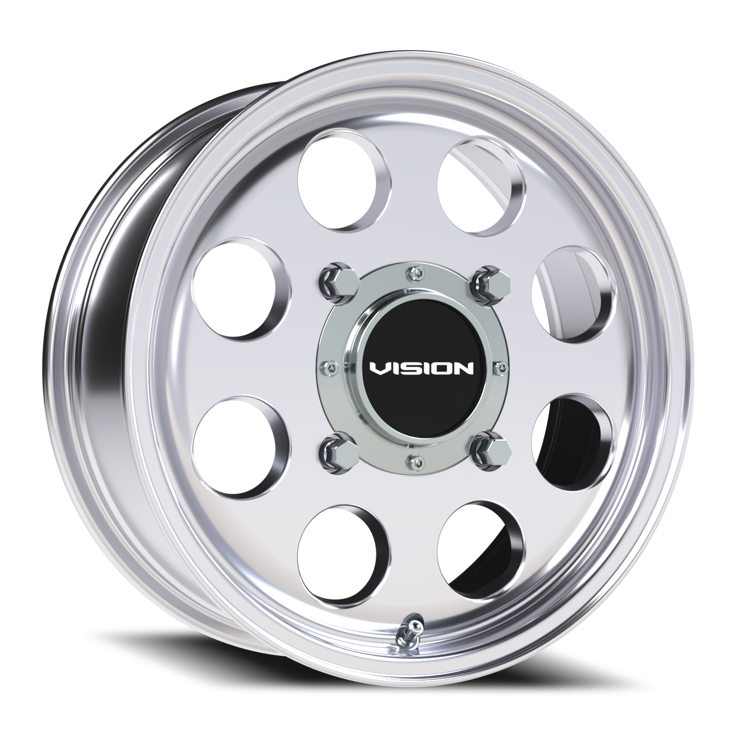 Vision Midway 15X6 Polished Wheel