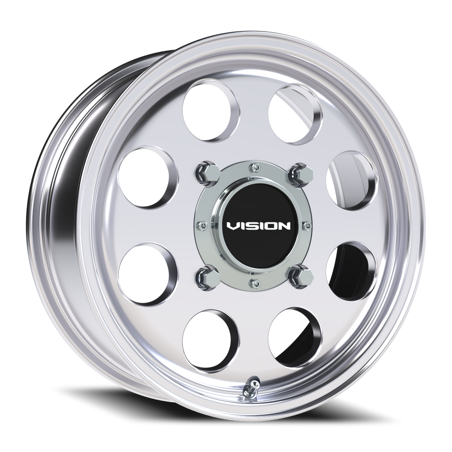 Vision Midway 15X6 Polished Wheel