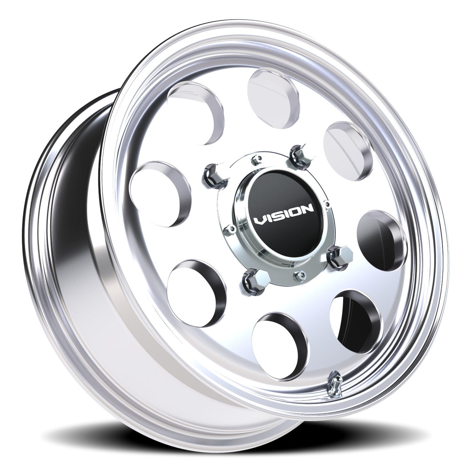 Vision Midway 15X6 Polished Wheel