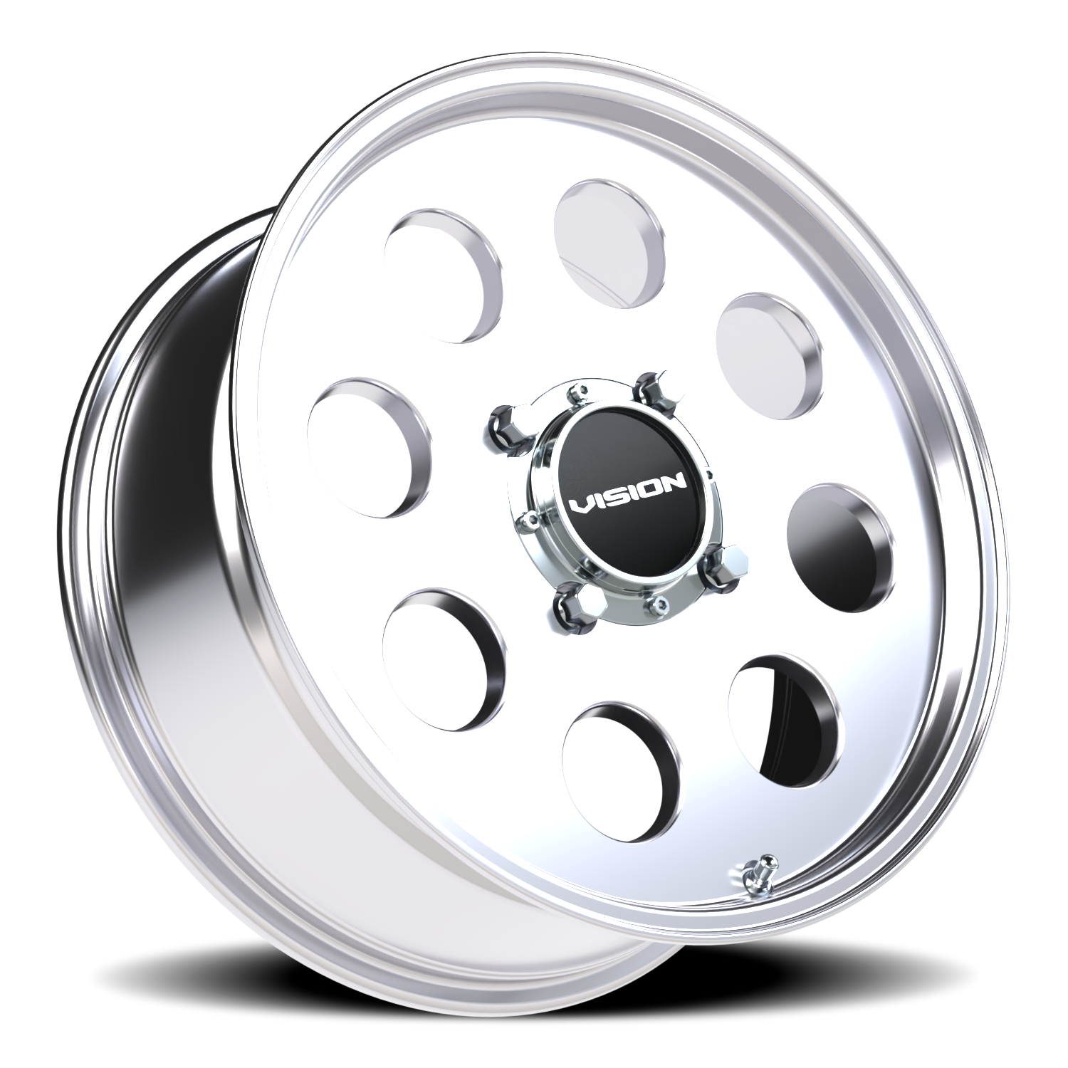 Vision Midway 17X7 Polished Wheel