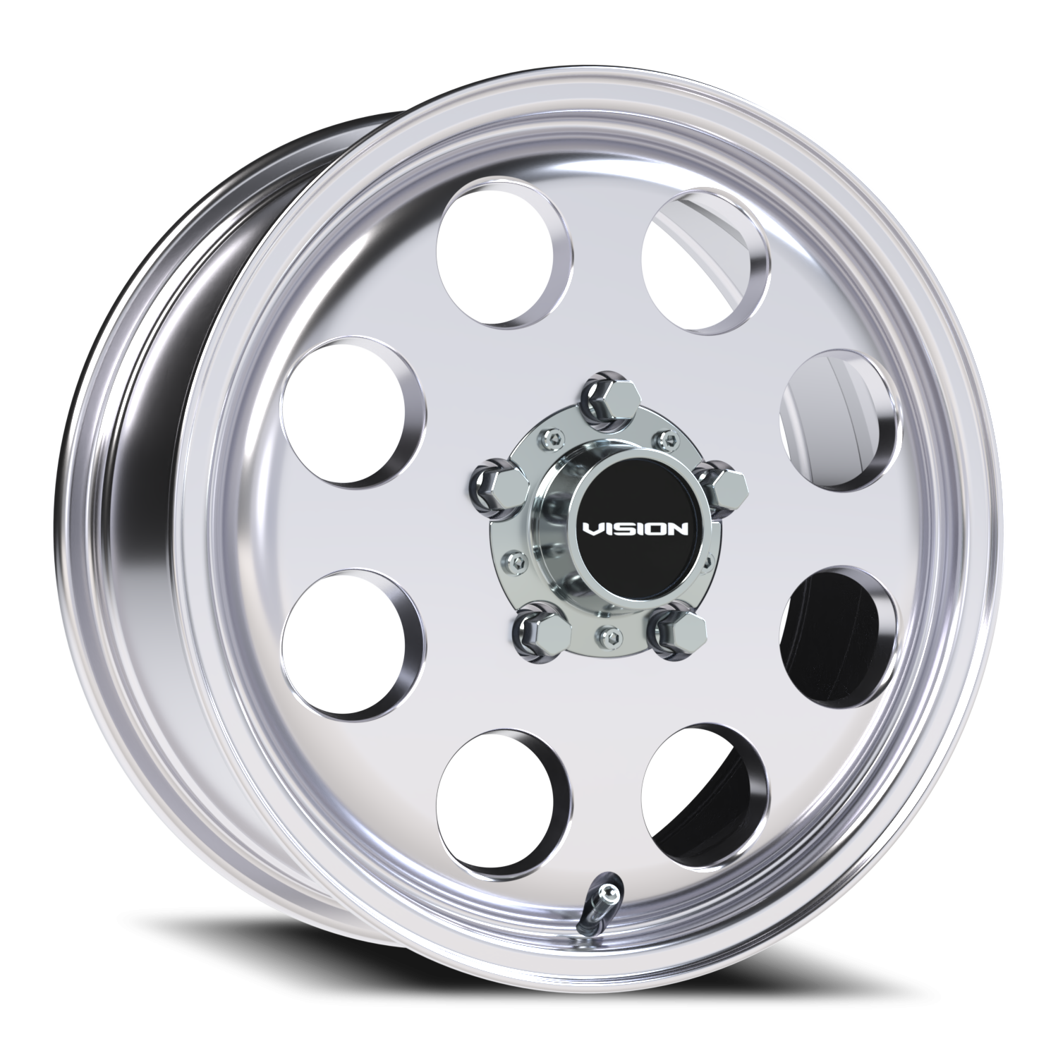 Vision Midway 15X6 Polished Wheel