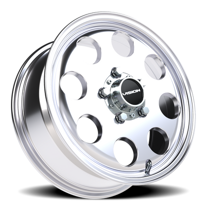 Vision Midway 15X6 Polished Wheel