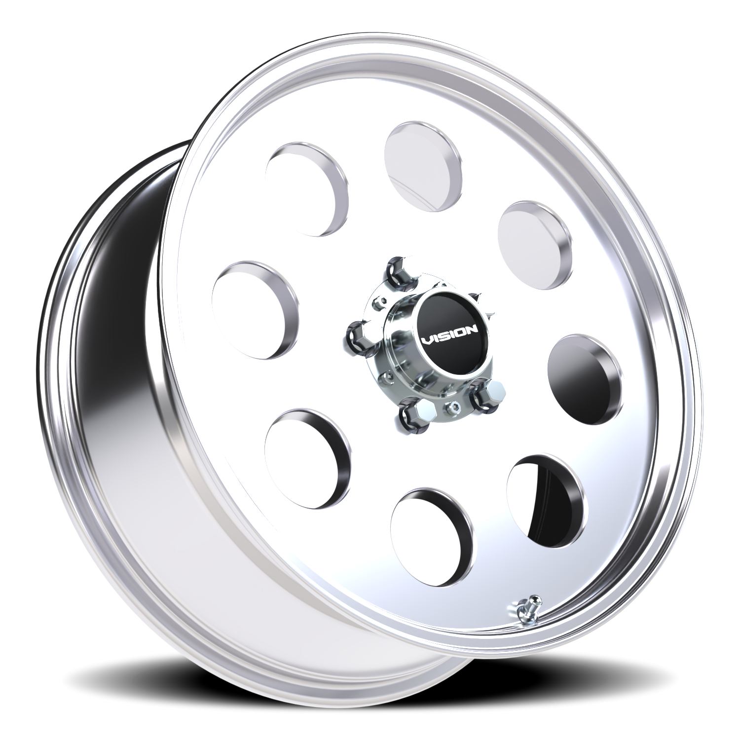 Vision Midway 17X7 Polished Wheel