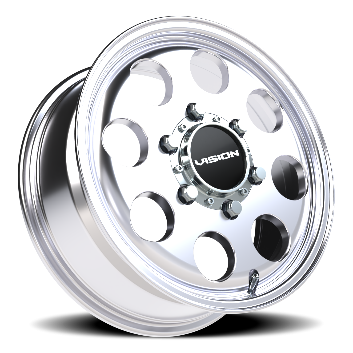 Vision Midway 15X6 Polished Wheel