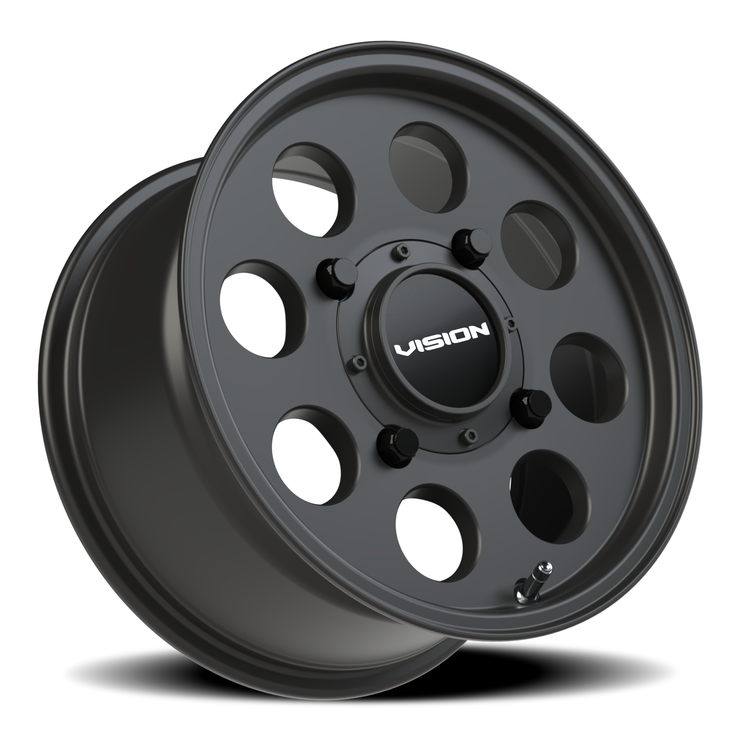 Vision Midway 14X7 Satin Black Wheel