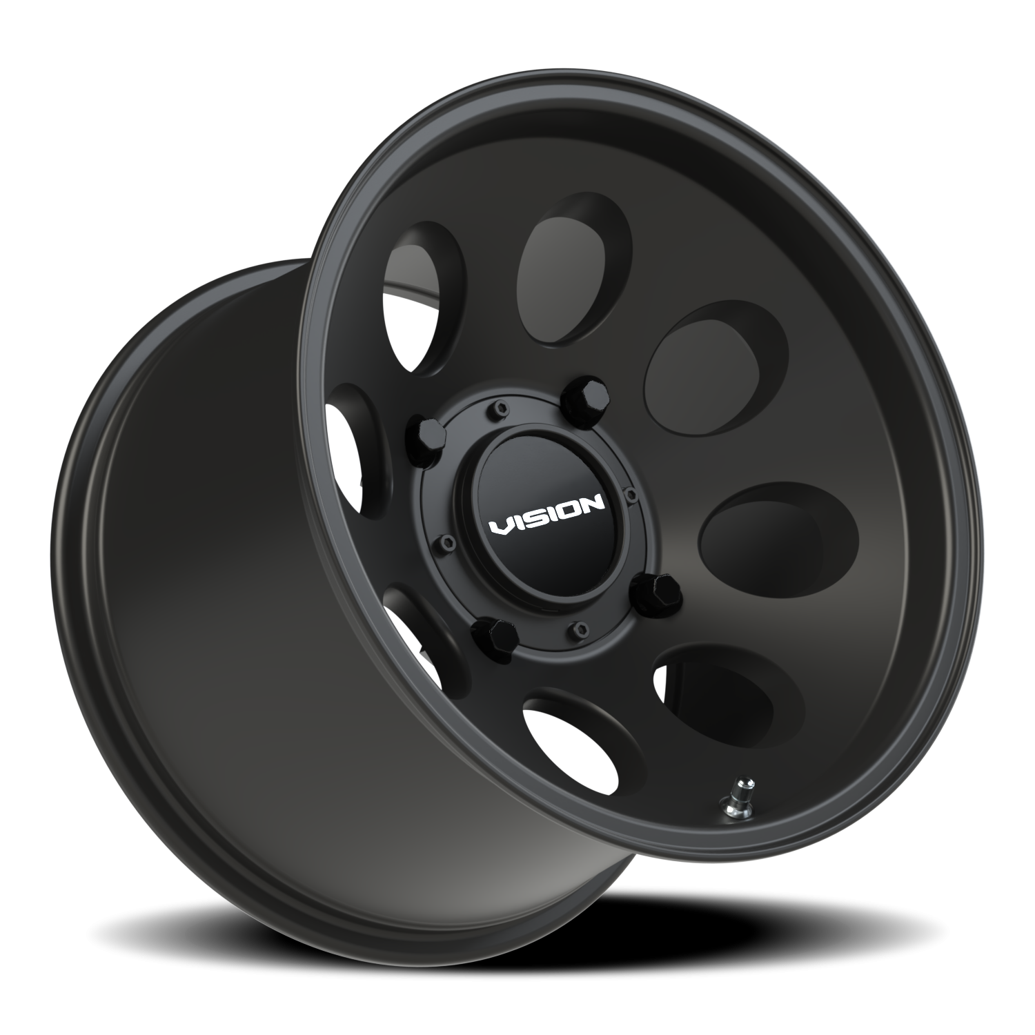 Vision Midway 15X10 Satin Black Wheel