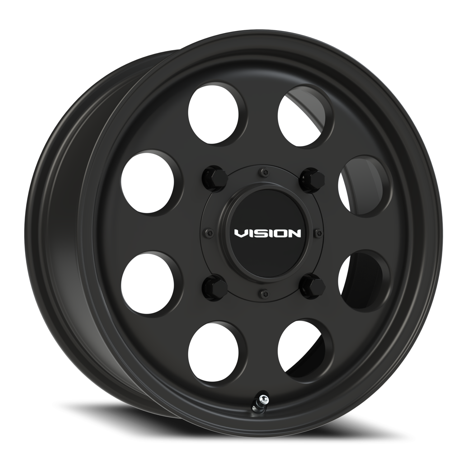 Vision Midway 15X6 Satin Black Wheel