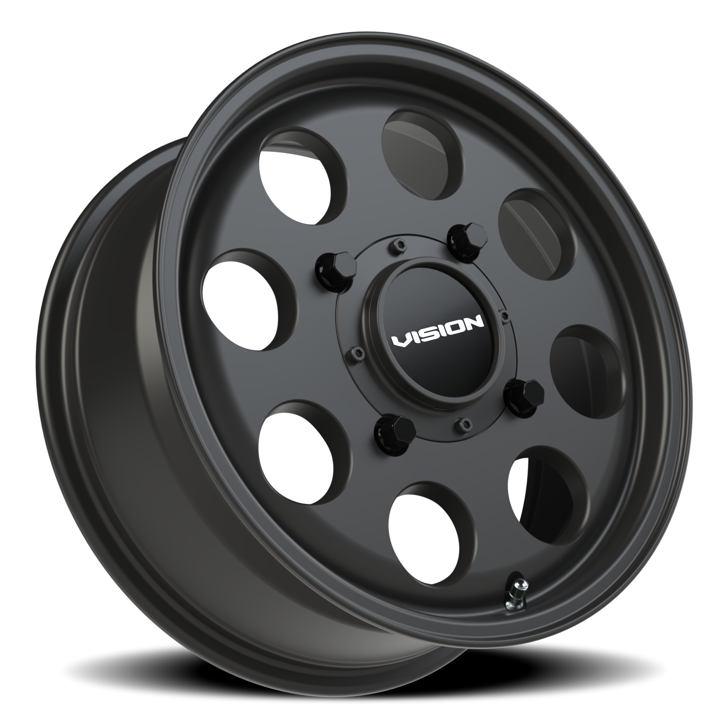 Vision Midway 15X6 Satin Black Wheel