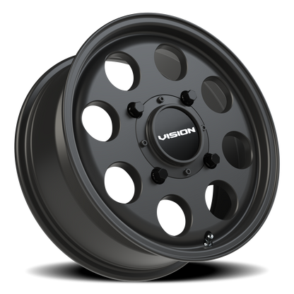 Vision Midway 15X6 Satin Black Wheel