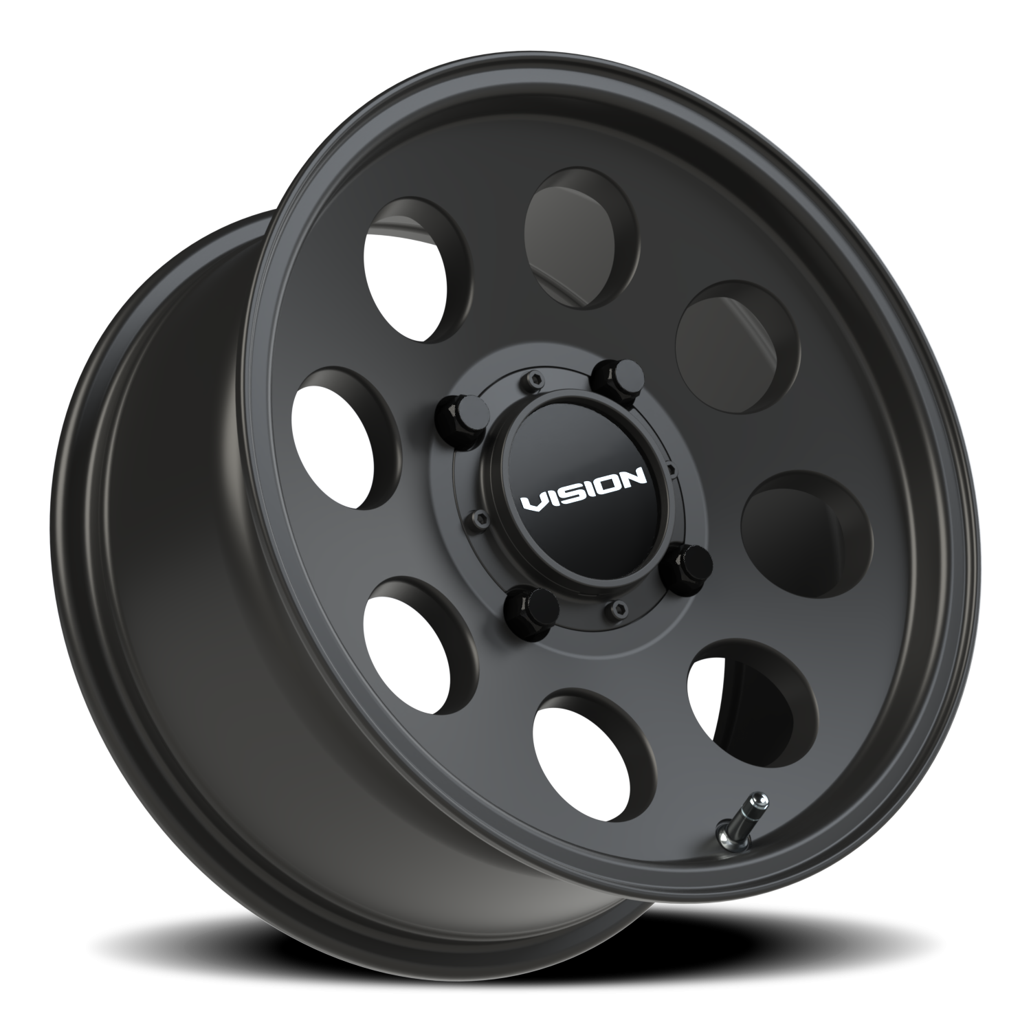 Vision Midway 15X7 Satin Black Wheel