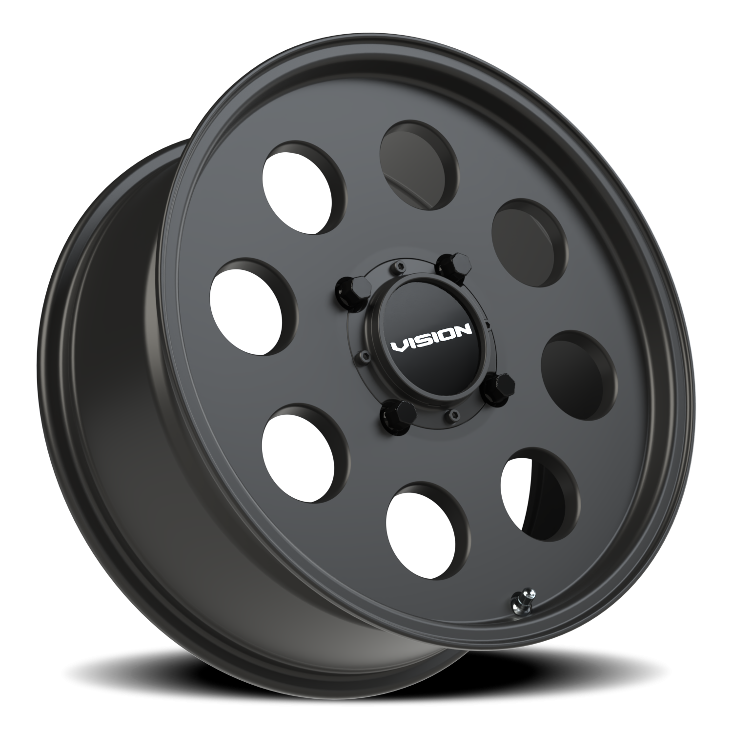 Vision Midway 17X7 Satin Black Wheel
