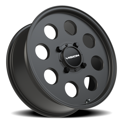 Vision Midway 17X7 Satin Black Wheel