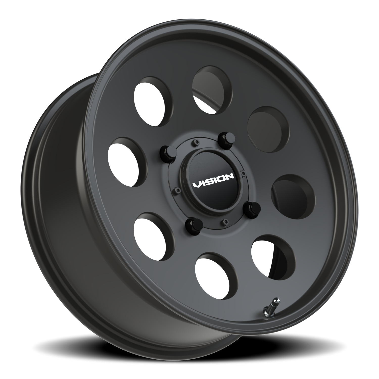 Vision Midway 17X7 Satin Black Wheel