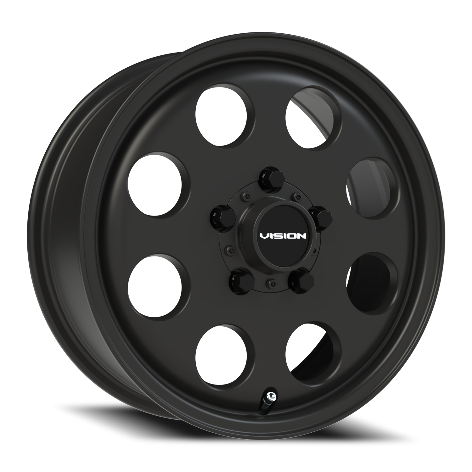 Vision Midway 15X6 Satin Black Wheel