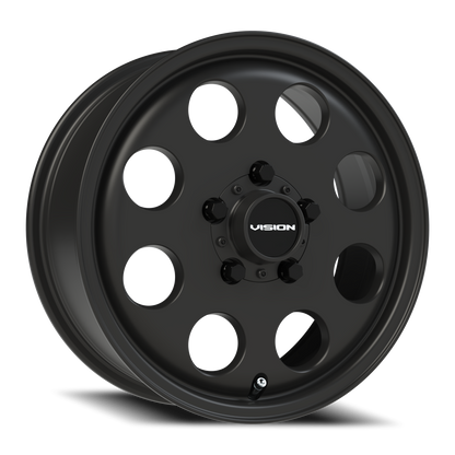 Vision Midway 15X6 Satin Black Wheel