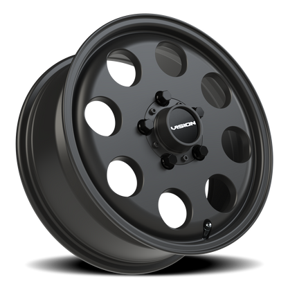 Vision Midway 15X6 Satin Black Wheel
